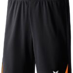Erima 5-Cubes Short Kinderen - Zwart / Oranje | Maat: 152