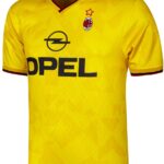 COPA - AC Milan 1996 - Retro Voetbalshirt - Heren - Geel - XL