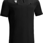 Macron Dienst Scheidsrechtersshirt Korte Mouw Heren - Zwart | Maat: L