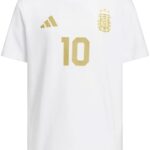 Adidas Messi Name&number T-shirt Met Korte Mouwen Wit 13-14 Years Jongens