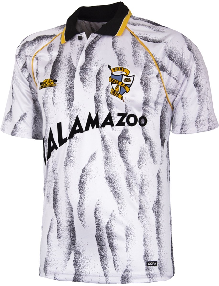 917x1200-42 COPA - Port Vale F.C. 1991/92 Retro Voetbalshirt - Heren - Wit - L - Afbeelding 1