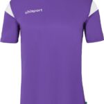 Uhlsport Squad 27 Shirt Korte Mouw Kinderen - Paars / Wit | Maat: 128