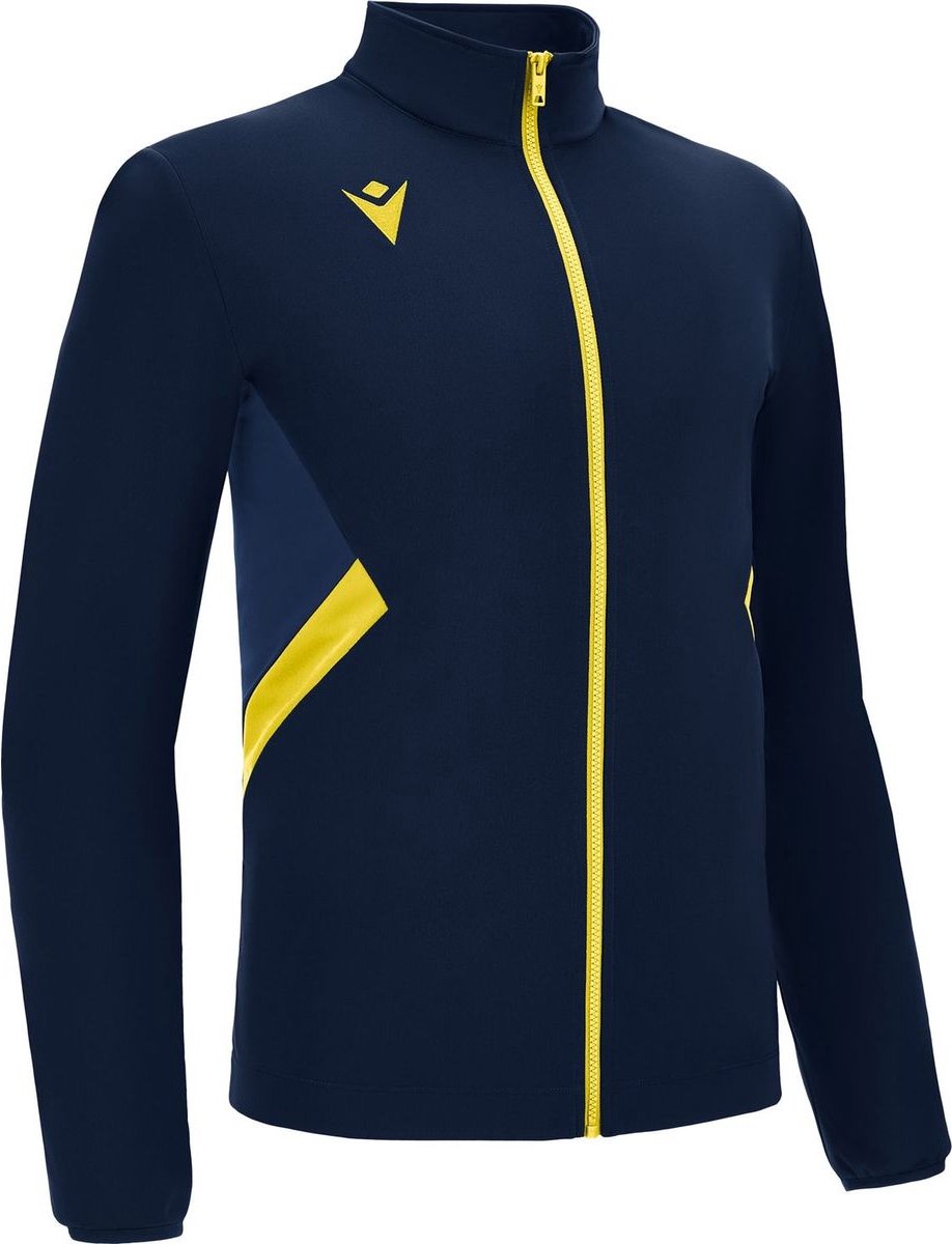 918x1200-15 Macron Victory Raijin Polyestervest Kinderen - Navy / Geel | Maat: 7-8 Y - Afbeelding 1