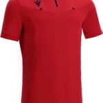 Macron Dienst Scheidsrechtersshirt Korte Mouw Heren - Rood | Maat: L
