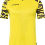 Uhlsport Goal 25 Shirt Korte Mouw Heren - Geel / Zwart | Maat: M