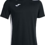 Joma Championship VI Shirt Korte Mouw Dames - Zwart / Wit | Maat: S