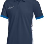 Nike Team T-shirt Kinderen Dri-FIT Academy 25 SS Poloshirt Donkerblauw - Maat M
