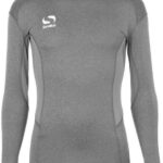 Sondico ondershirt met opstaande kraag - Jongens - Grey Marl - 140