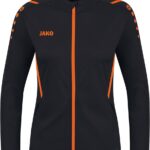 Jako Challenge Polyestervest Dames - Zwart / Fluo Oranje | Maat: 42