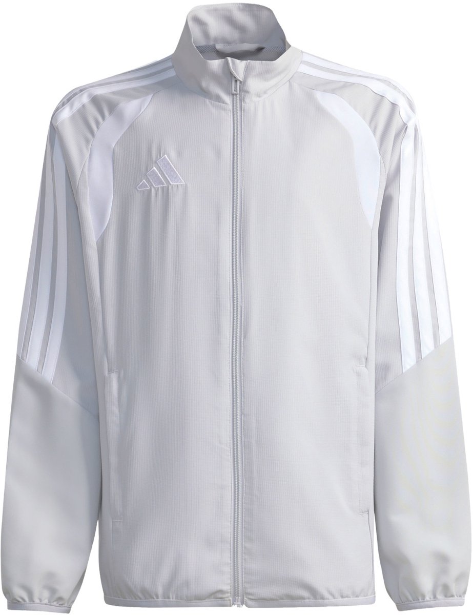 923x1200-18 adidas Tiro 26 League Trainingsjack Kinderen Lichtgrijs - Maat 152cm - Afbeelding 1
