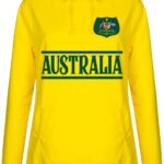 Australië Team Hoodie - Geel - Dames - L