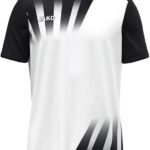 Jako Vintage Shirt Korte Mouw Kinderen - Wit / Zwart | Maat: 128