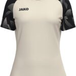 Jako Sonic T-Shirt Dames - Off White / Zwart | Maat: 38/40