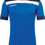 Uhlsport Offense 23 Shirt Korte Mouw Heren - Royal / Marine / Wit | Maat: M
