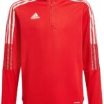 Adidas Tiro 21 Ziptop Kinderen - Rood | Maat: 176