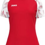 Jako Sonic T-Shirt Dames - Rood / Wit | Maat: 34/36
