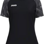 Jako Sonic T-Shirt Dames - Zwart / Antraciet | Maat: 38/40