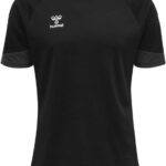 Hummel Lead Poly T-shirt Met Korte Mouwen Zwart 164 cm Jongens,Meisjes