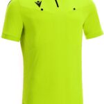 Macron Dienst Scheidsrechtersshirt Korte Mouw Heren - Fluogeel | Maat: XL