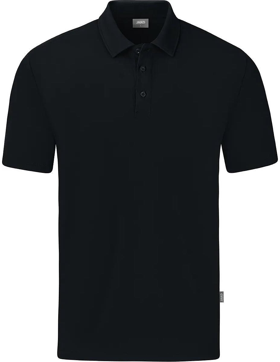 928x1200-68 Jako Organic Polo Stretch Heren - Zwart | Maat: 4XL - Afbeelding 1