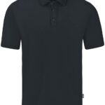 Jako Organic Polo Stretch Dames - Antraciet | Maat: 34