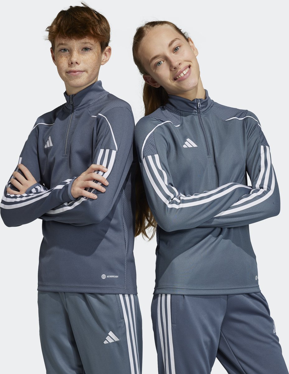 928x1200-72 adidas Performance Tiro 23 League Training Shirt - Kinderen - Grijs- 152 - Afbeelding 1