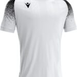 Macron Alioth Shirt Korte Mouw Heren - Wit / Zwart | Maat: XL