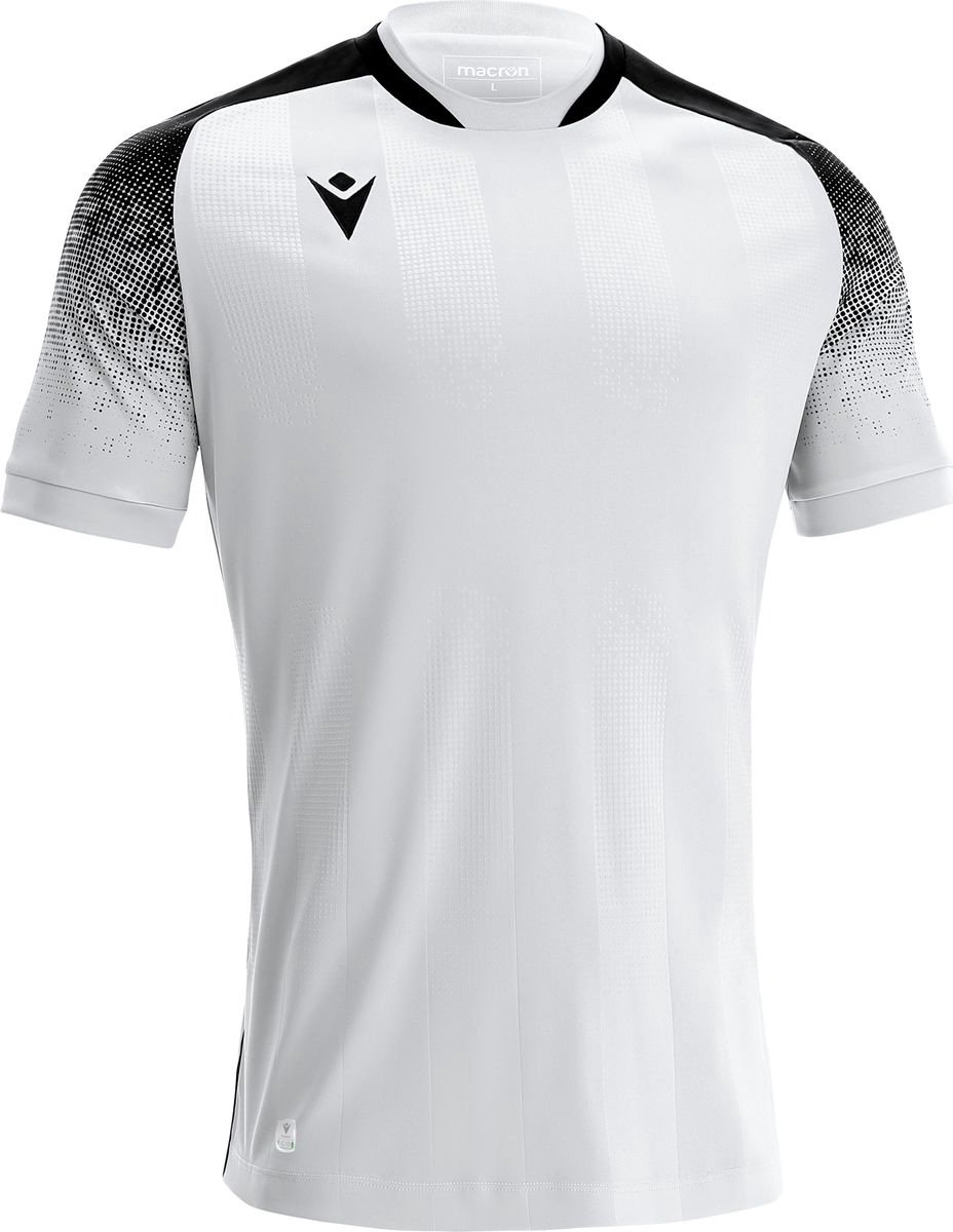 928x1200-86 Macron Alioth Shirt Korte Mouw Heren - Wit / Zwart | Maat: XL - Afbeelding 1