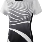 Erima Atletiek T-Shirt Dames - Zwart / Wit | Maat: 40