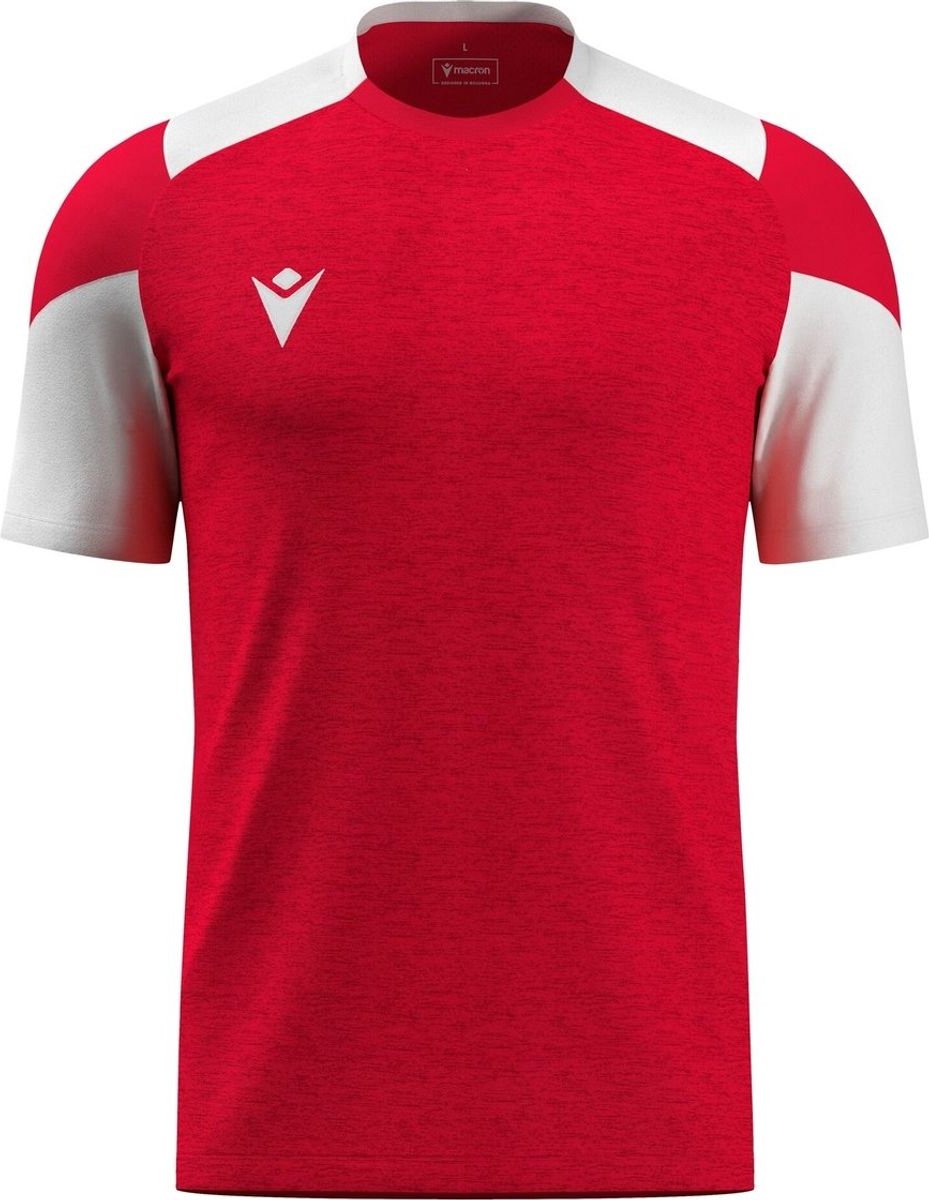 929x1200-29 Macron Glory Golem Shirt Korte Mouw Heren - Rood / Wit | Maat: L - Afbeelding 1
