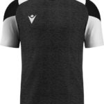 Macron Glory Golem Shirt Korte Mouw Heren - Zwart / Wit | Maat: XXL