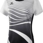 Erima Atletiek T-Shirt Dames - Zwart / Wit | Maat: 42
