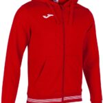 Joma Campus III Jas Met Kap Heren - Rood | Maat: L