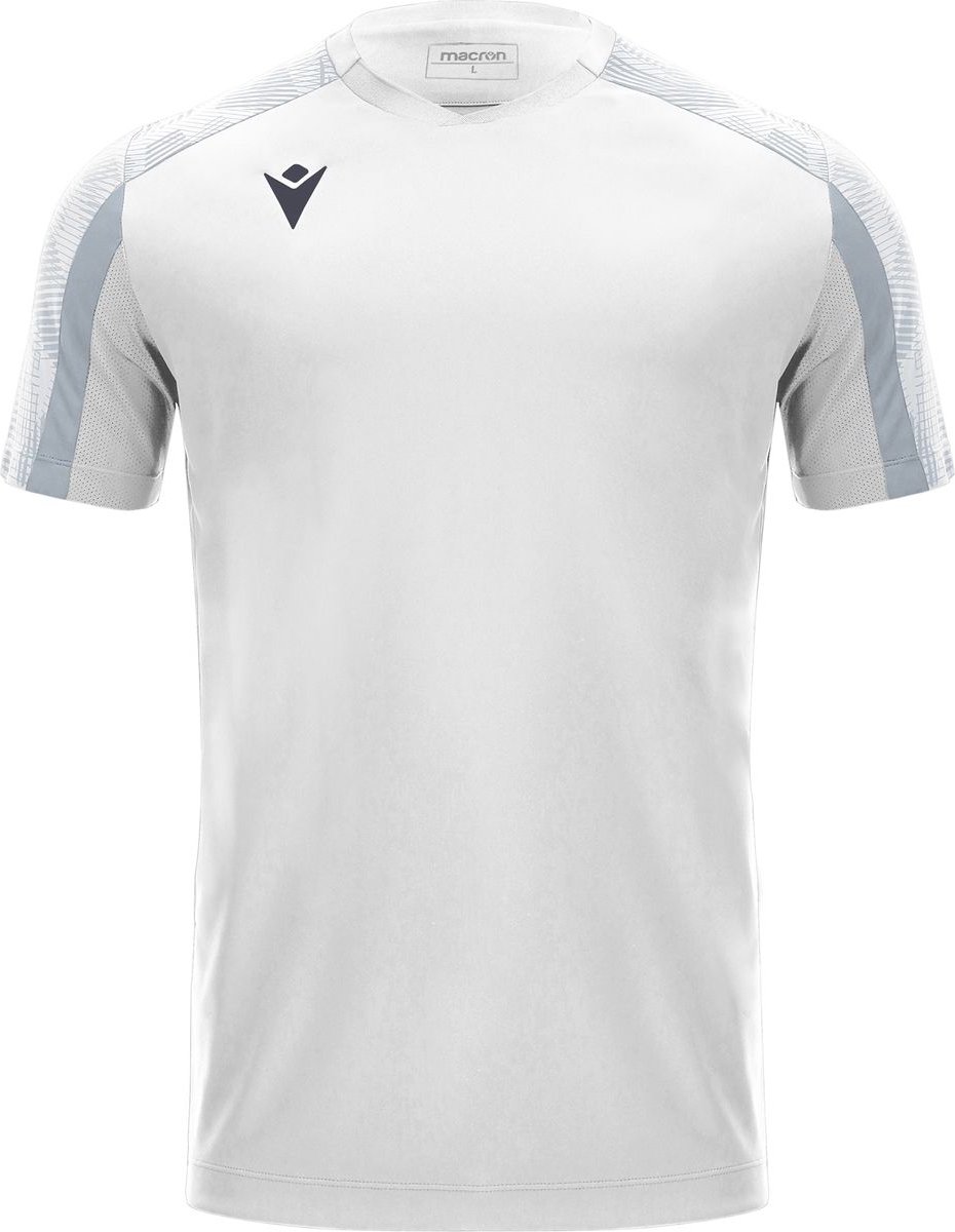 930x1200-28 Macron Gede Shirt Korte Mouw Heren - Wit / Zilver | Maat: 3XL - Afbeelding 1