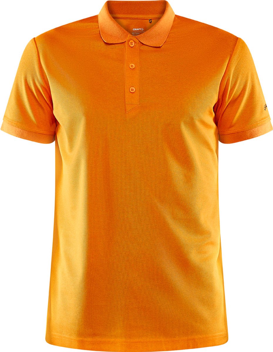 930x1200-53 Craft Unify Polo Heren - Oranje | Maat: XS - Afbeelding 1