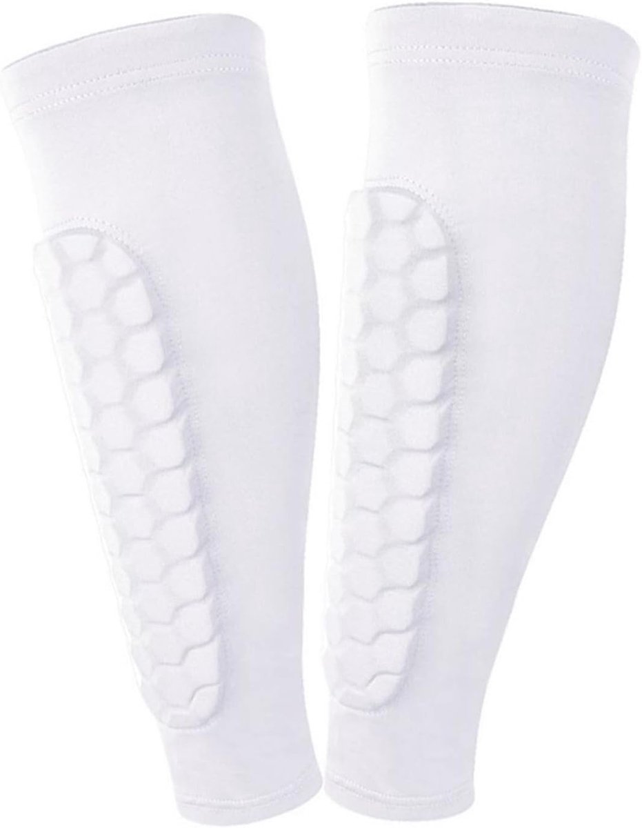 931x1200-21 Voetbal Trainingsscheenbeschermers met Honeycomb Pads en Antislip Compressiesokken voor Kinderen en Tieners - Afbeelding 1