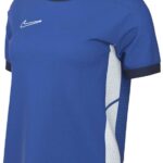Nike Dri-fit Academy 25 T-shirt Met Korte Mouwen Blauw L Vrouw