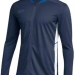 Nike dri-fit academy25 trainingsjack in de kleur marine.