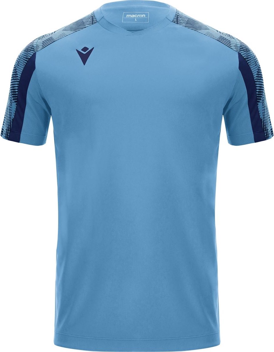 934x1200-15 Macron Gede Shirt Korte Mouw Kinderen - Hemelsblauw / Marine | Maat: 11-12 Y - Afbeelding 1