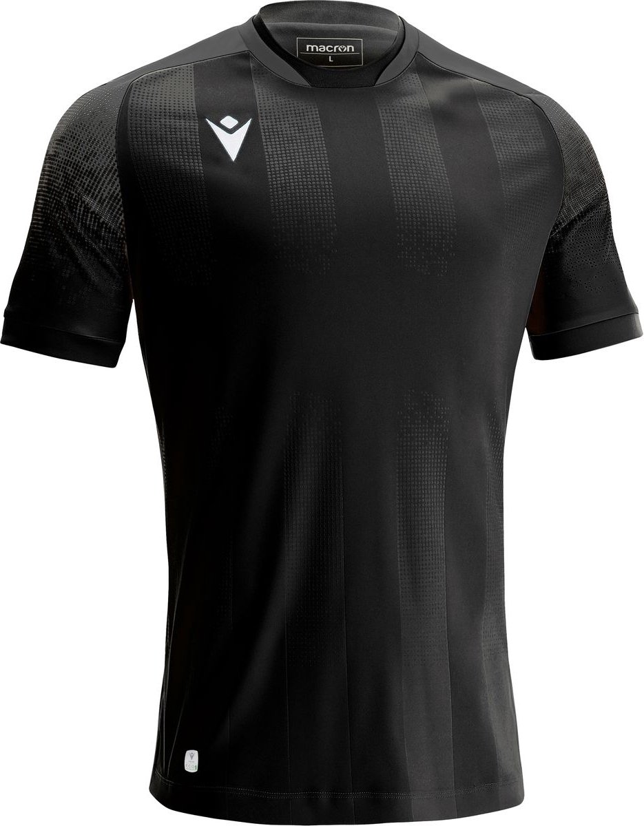 935x1200-12 Macron Alioth Shirt Korte Mouw Kinderen - Zwart / Donkergrijs | Maat: 9-10 Y - Afbeelding 1