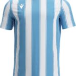 Macron Sceptrum Shirt Korte Mouw Heren - Hemelsblauw / Wit | Maat: XXL