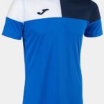 Joma Crew V T-shirt Met Korte Mouwen Blauw S Man