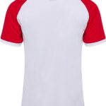 Hummel T-Shirt Match League Jersey S/S 233153 White/True Red-3XL