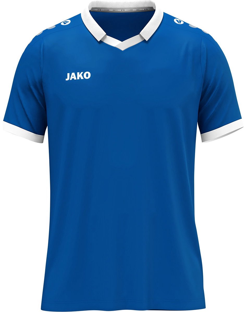 937x1200-12 Jako Glory Shirt Korte Mouw Heren - Royal / Wit | Maat: L - Afbeelding 1