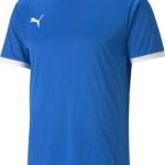 PUMA teamLIGA Jersey Heren sportshirt - Electric Blue Lemonade-Puma White