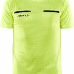 Craft Evolve Scheidsrechtersshirt Korte Mouw Dames - Fluogeel | Maat: XXL