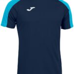 Joma Eco-Championship Shirt Korte Mouw Kinderen - Marine / Fluor Turquoise | Maat: 128