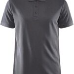 Craft Unify Polo Heren - Graniet | Maat: XS