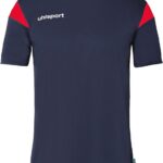 Uhlsport Squad 27 Shirt Korte Mouw Heren - Marine / Rood | Maat: L