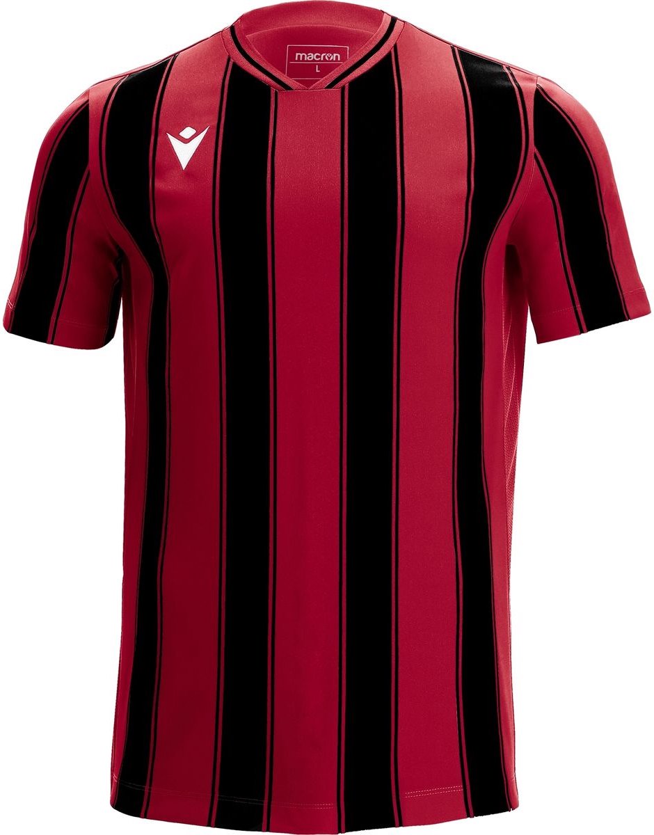 940x1200-14 Macron Sceptrum Shirt Korte Mouw Heren - Rood / Zwart | Maat: 3XL - Afbeelding 1